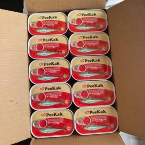 Peekak Sardines in Vegetable Oil 125g ( Box of 50pcs)