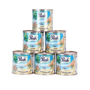 Peak Evaporated Green Milk 160g ( Pack of 6pcs)